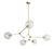 REPLICA BRANCHING BUBBLE CHANDELIER | 5 GLOBE HORIZONTAL